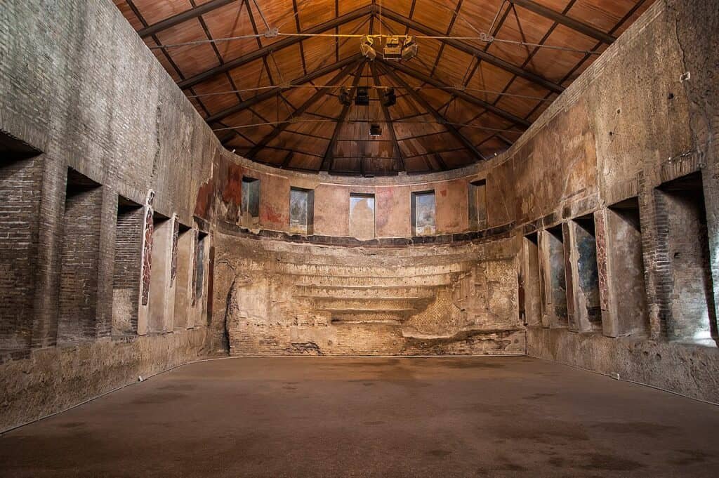 Auditorium of Maecenas 2 Auditorium of Maecenas in Largo Leopardi in Rome