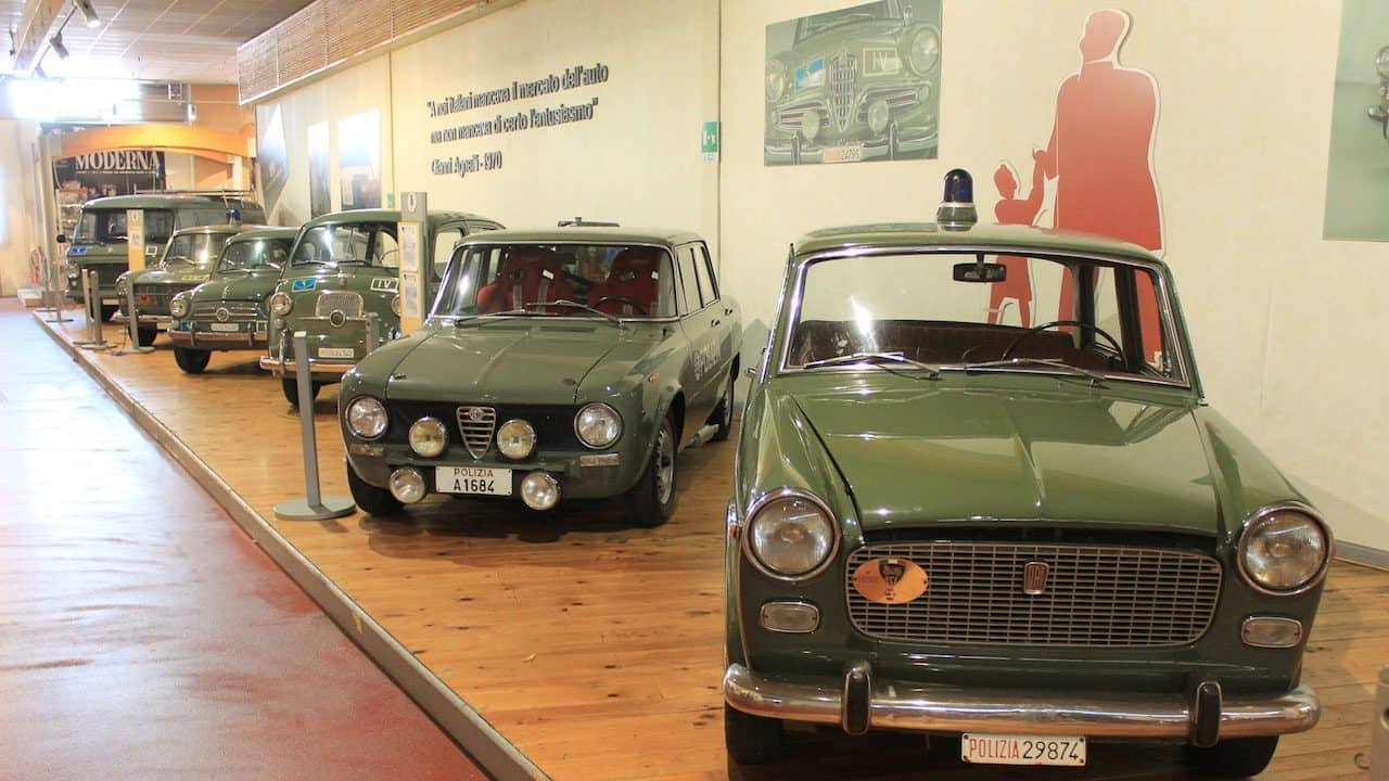 Museo delle auto della Polizia di Stato