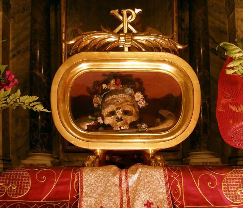 Teschio di San Valentino