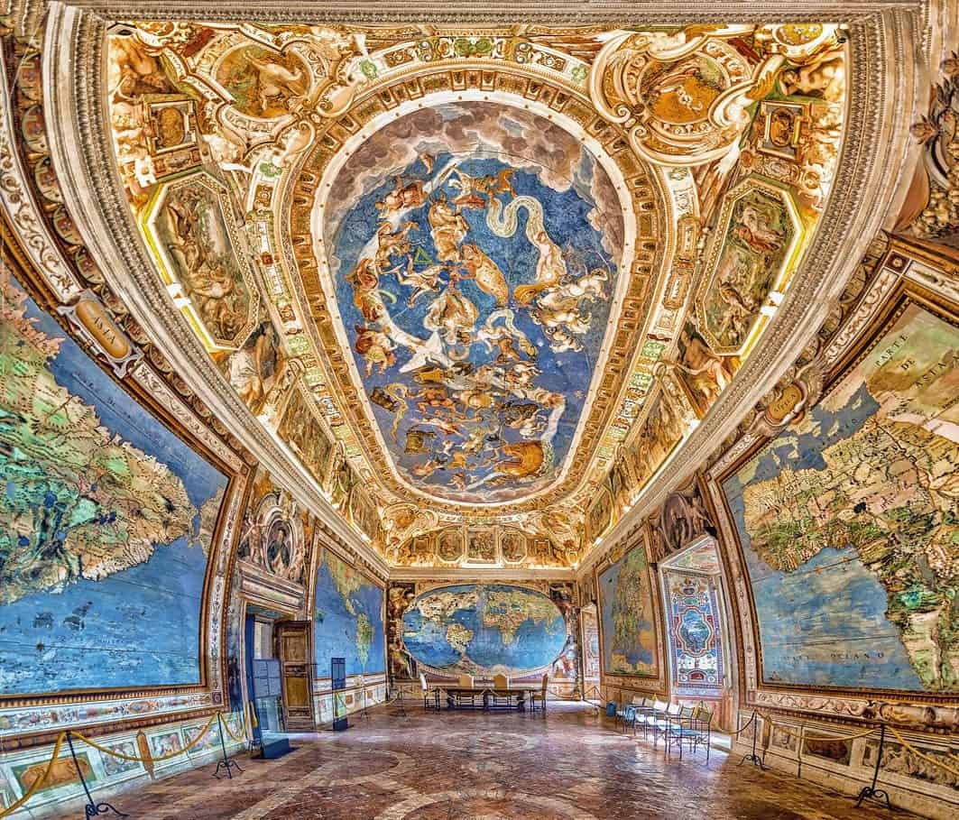 I giardini terrazzati di Palazzo Farnese a Caprarola