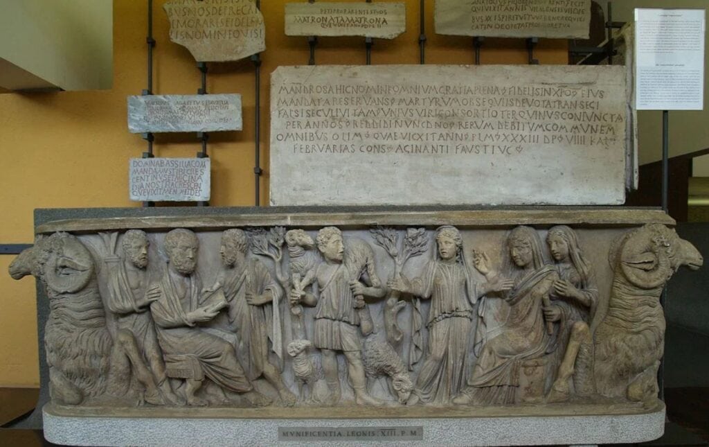 Musei Vaticani sarcofago Museo Pio Cristiano