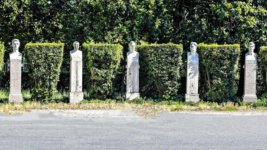 Busti del Pincio - Villa Borghese - Roma