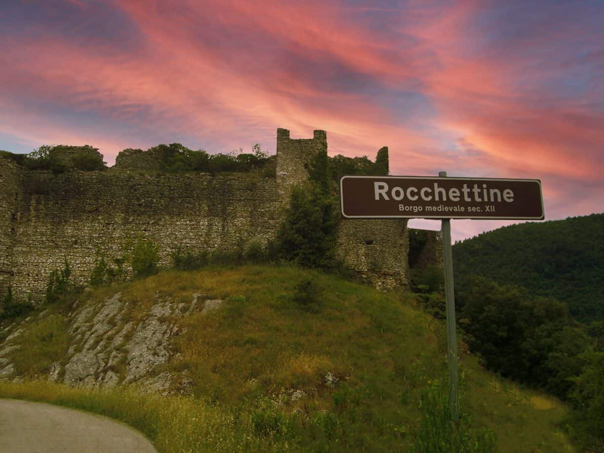 Rocchettine Castle, Rocca Guidonesca, abandoned village (Torri in Sabina, Rieti)
