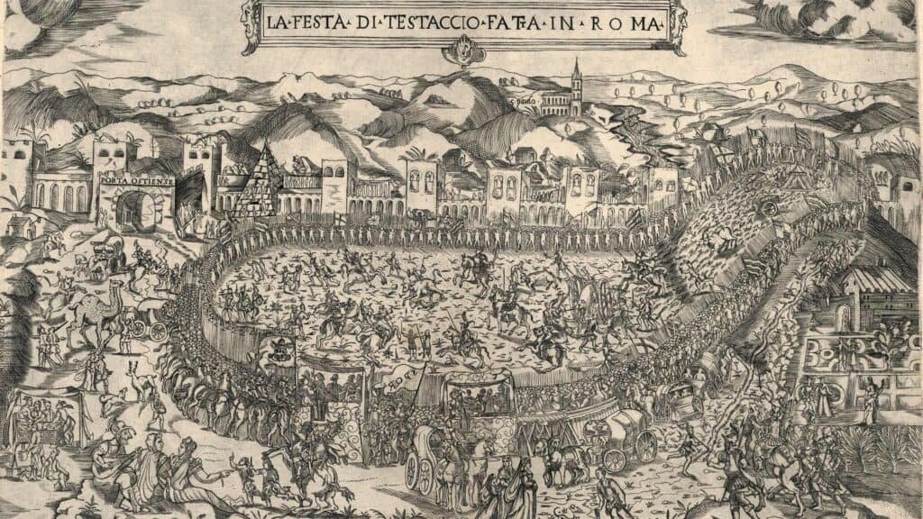 Monte dei Cocci a Testaccio - Roma