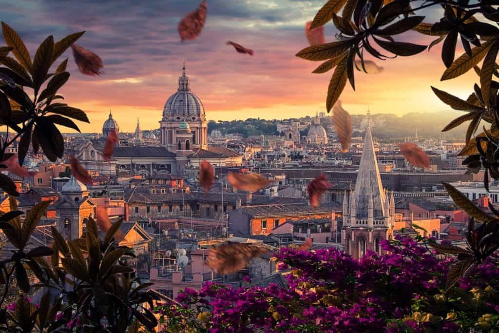 Ottobrata Romana - Roma d'Autunno vista da Villa Borghese