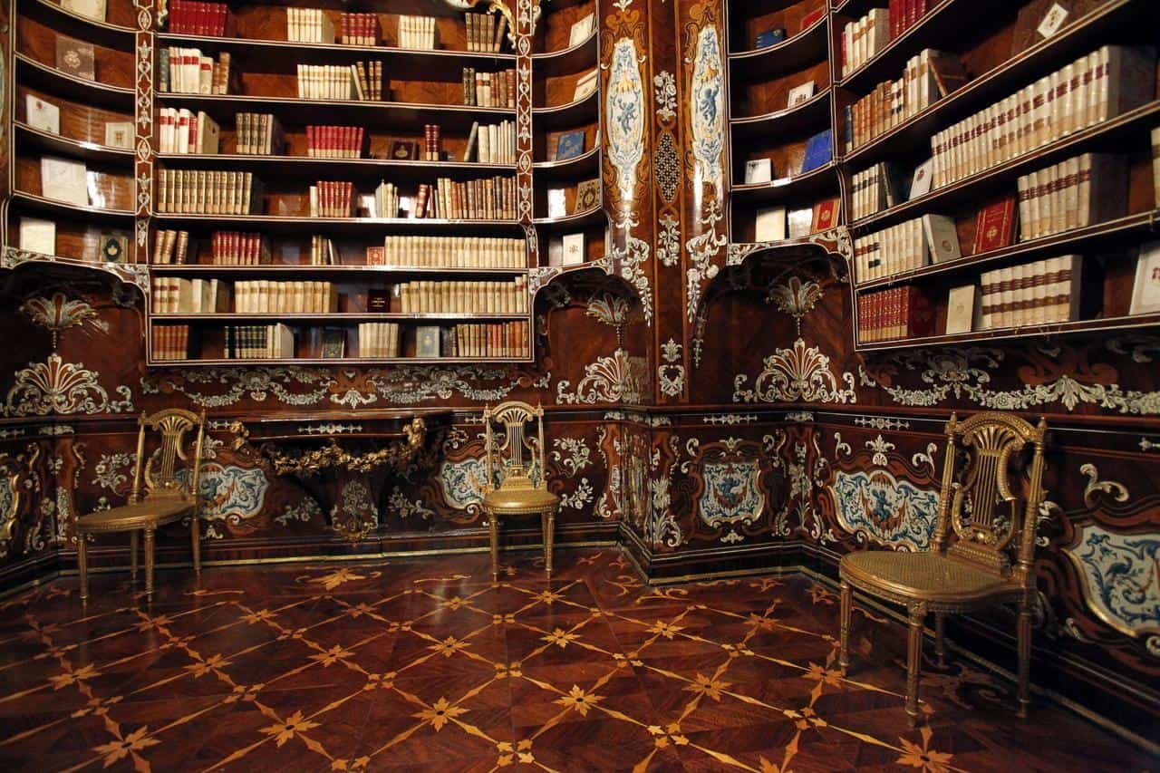 Palazzo del Quirinale - La biblioteca del Piffetti