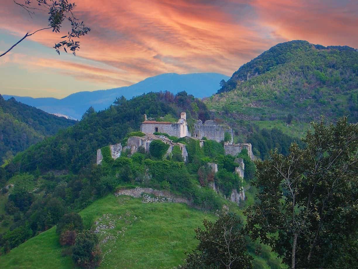Rocchettine Castle, Rocca Guidonesca, abandoned village (Torri in Sabina, Rieti)