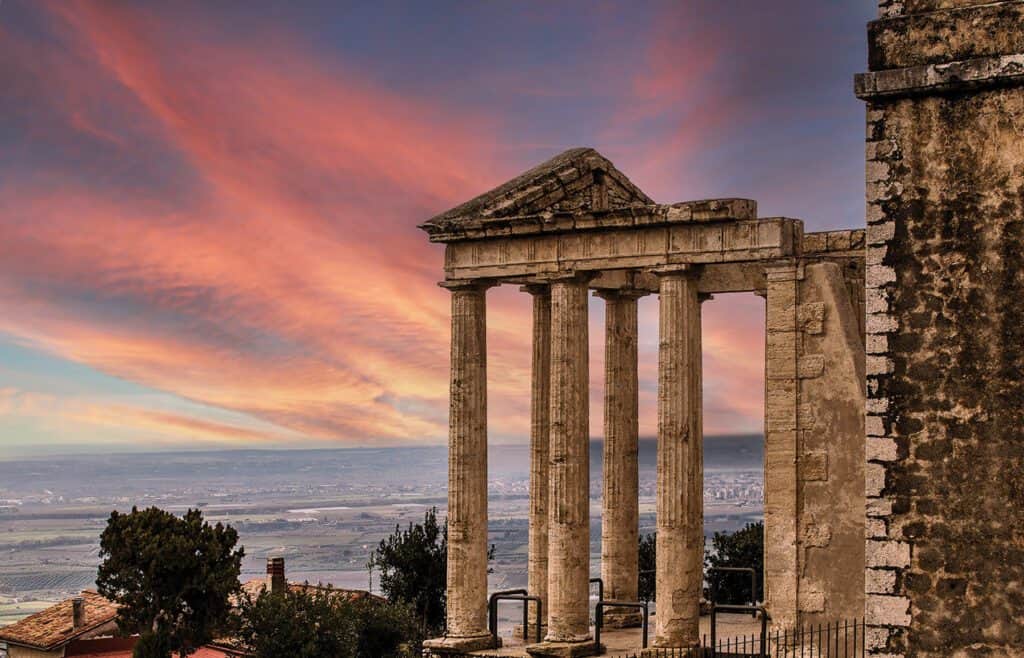 Panorama dal Tempio di Ercole - Cori (LT)
