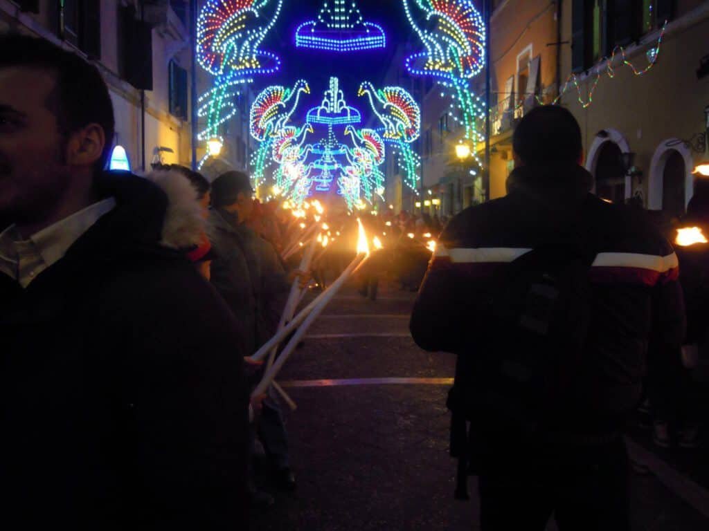 Torciata nel Borgo per Sant'Antonio Abate -Monterotondo (RM)