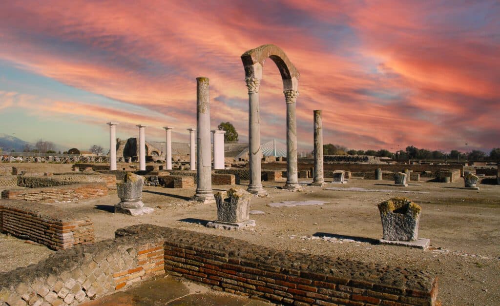 rovine romane a Minturno (LT)
