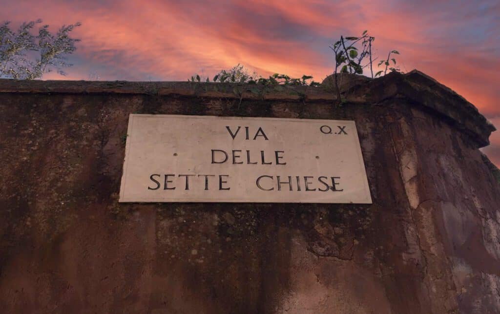 Giro delle Sette Chiese 4 Giro delle Sette Chiese - Via delle Sette Chiese