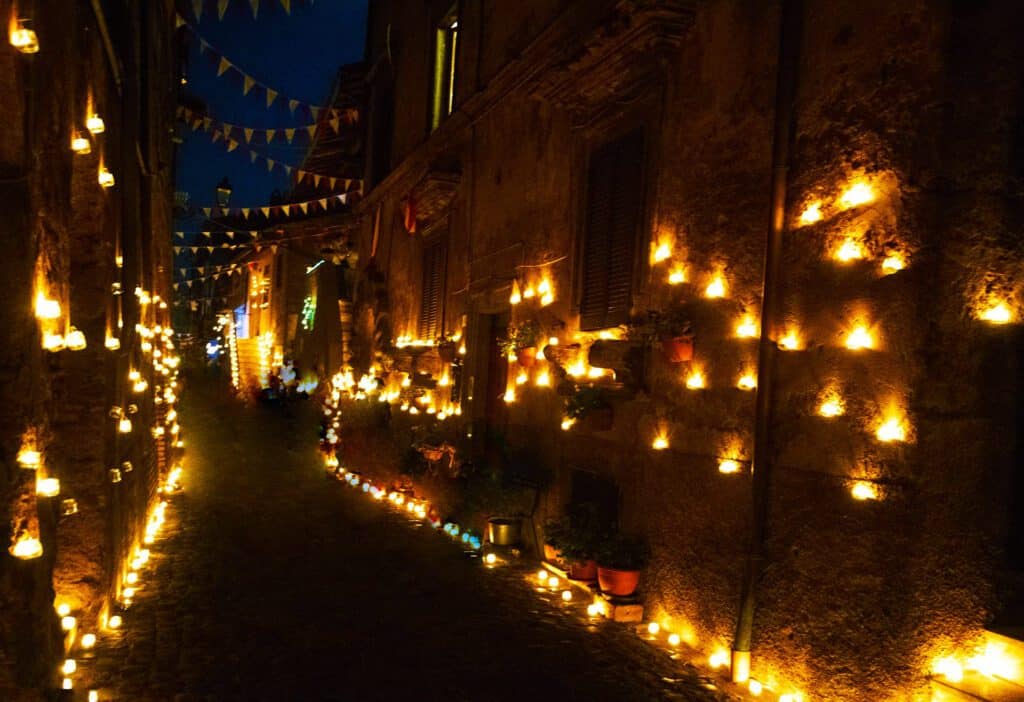 La notte delle candele - Vallerano (VT)
