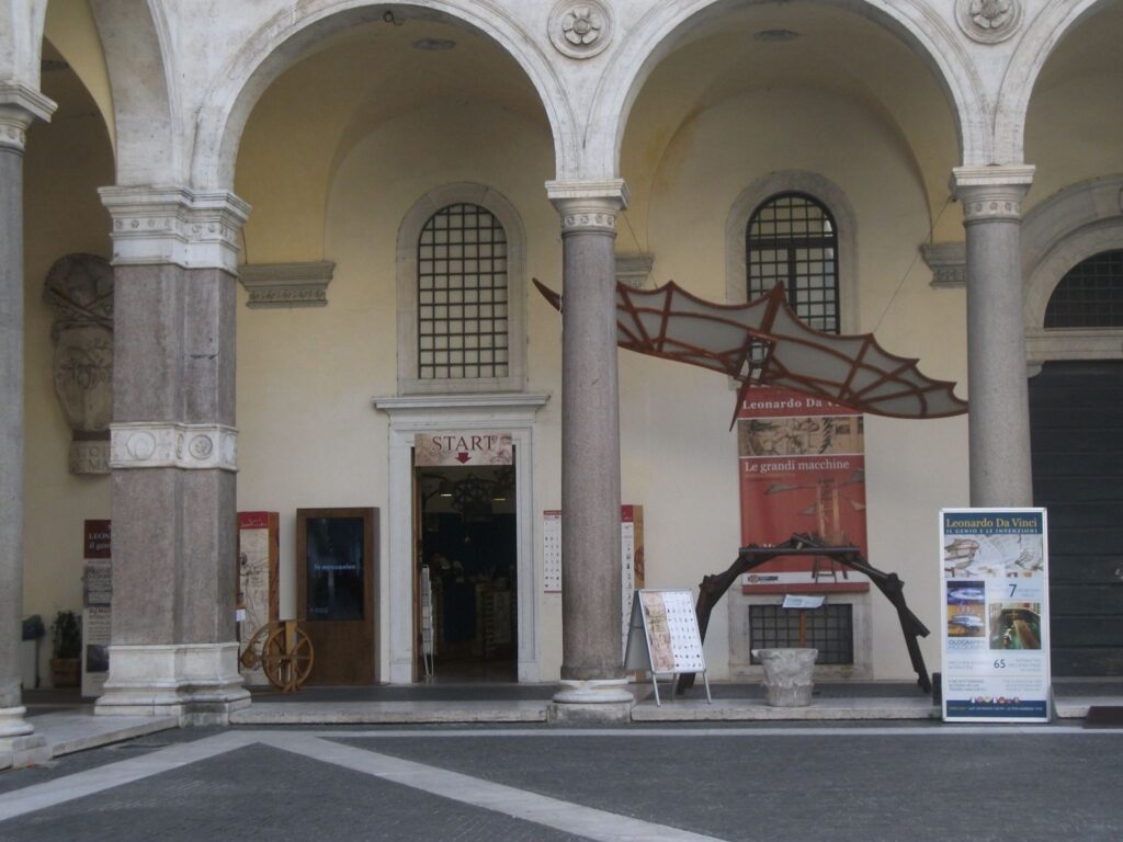 Mostra di Leonardo da Vinci al palazzo della cancelleria