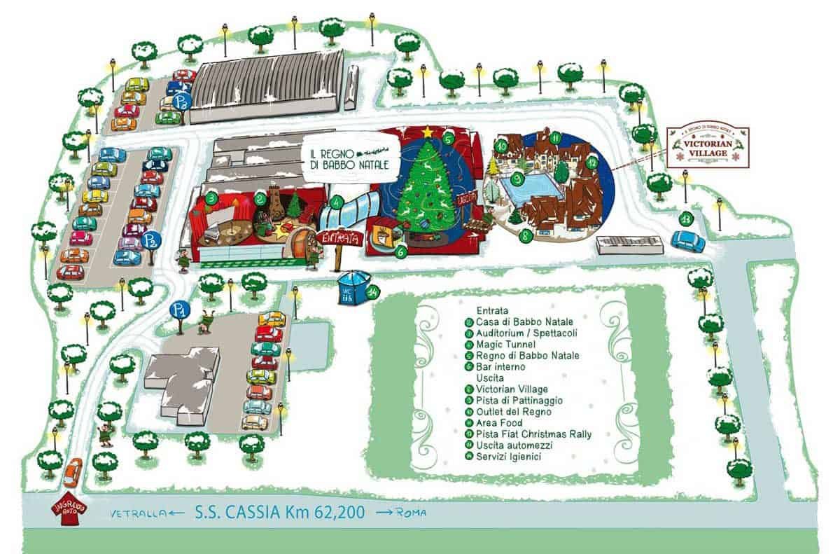 Regno di Babbo Natale in via Cassia Km 62,2000 - Vetralla (VT)