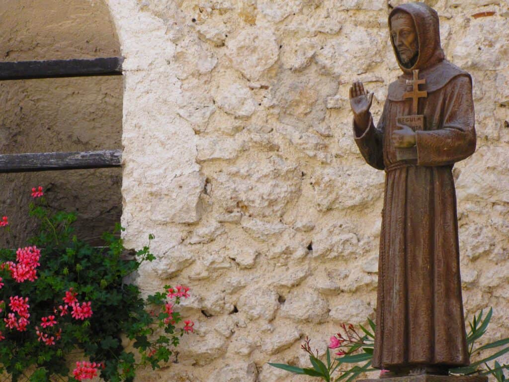 Statua di San Francesco a Fonte Colombo