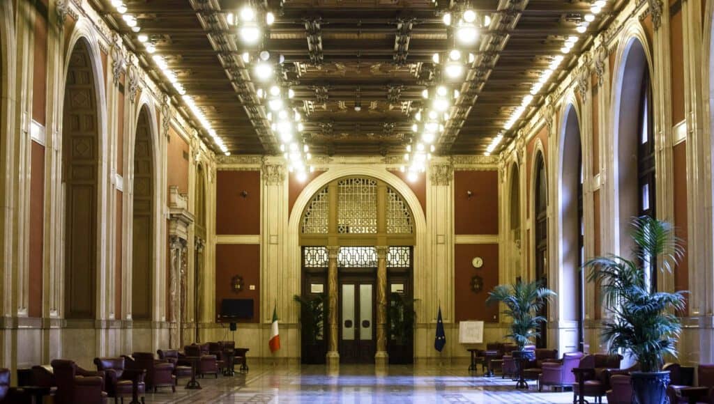 Transatlantico - corridoio del Palazzo Montecitorio - Camera dei Deputati