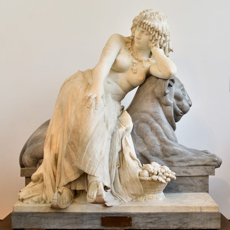 Girolamo Masini, Cleopatra (1882) Galleria d'Arte Moderna di Roma (GAM)