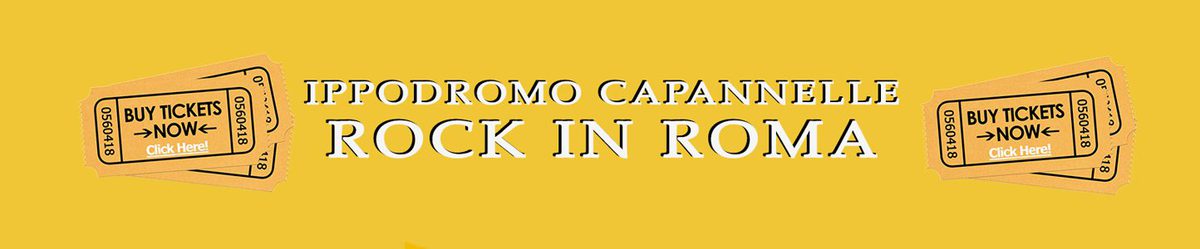 Ippodromo Capannelle - Rock in Roma - Via Appia Nuova 1245 - compra QUI il biglietto per il concerto