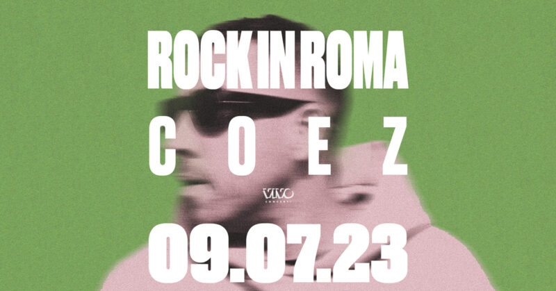 Coez 9 Luglio 2023 Rock in Roma – Ippodromo Capannelle