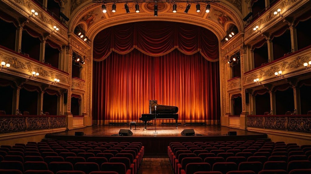 Illustrazione per Anna Oxa al Teatro Italia