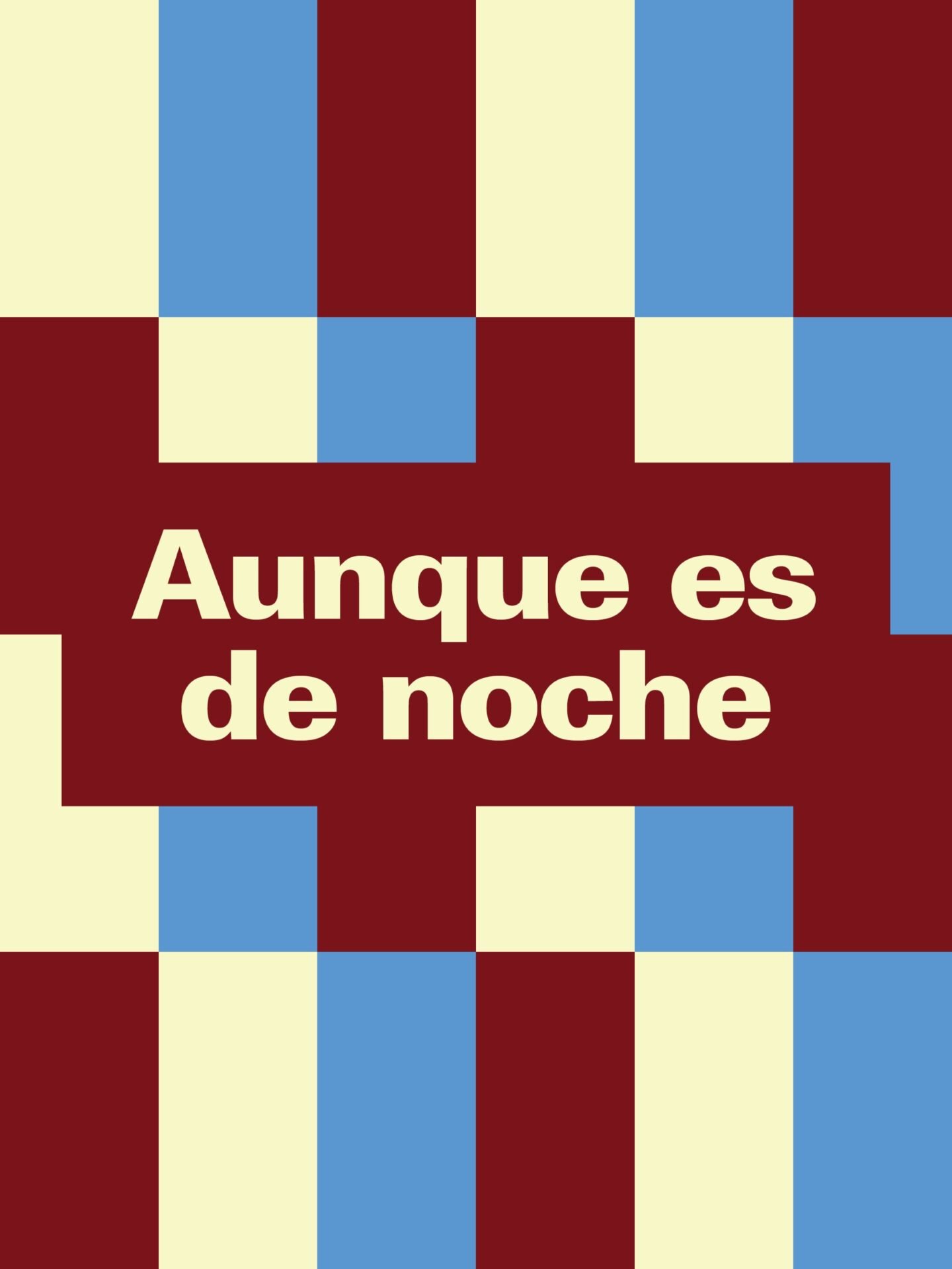 L'immagine ufficiale di Aunque es de noche, mostra dei borsisti dell'Accademia di Spagna