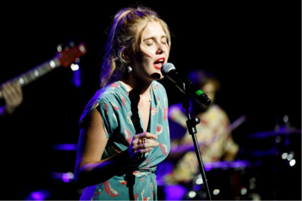 Beatrice Gatto nell'immagine ufficiale del concerto alla Casa del Jazz