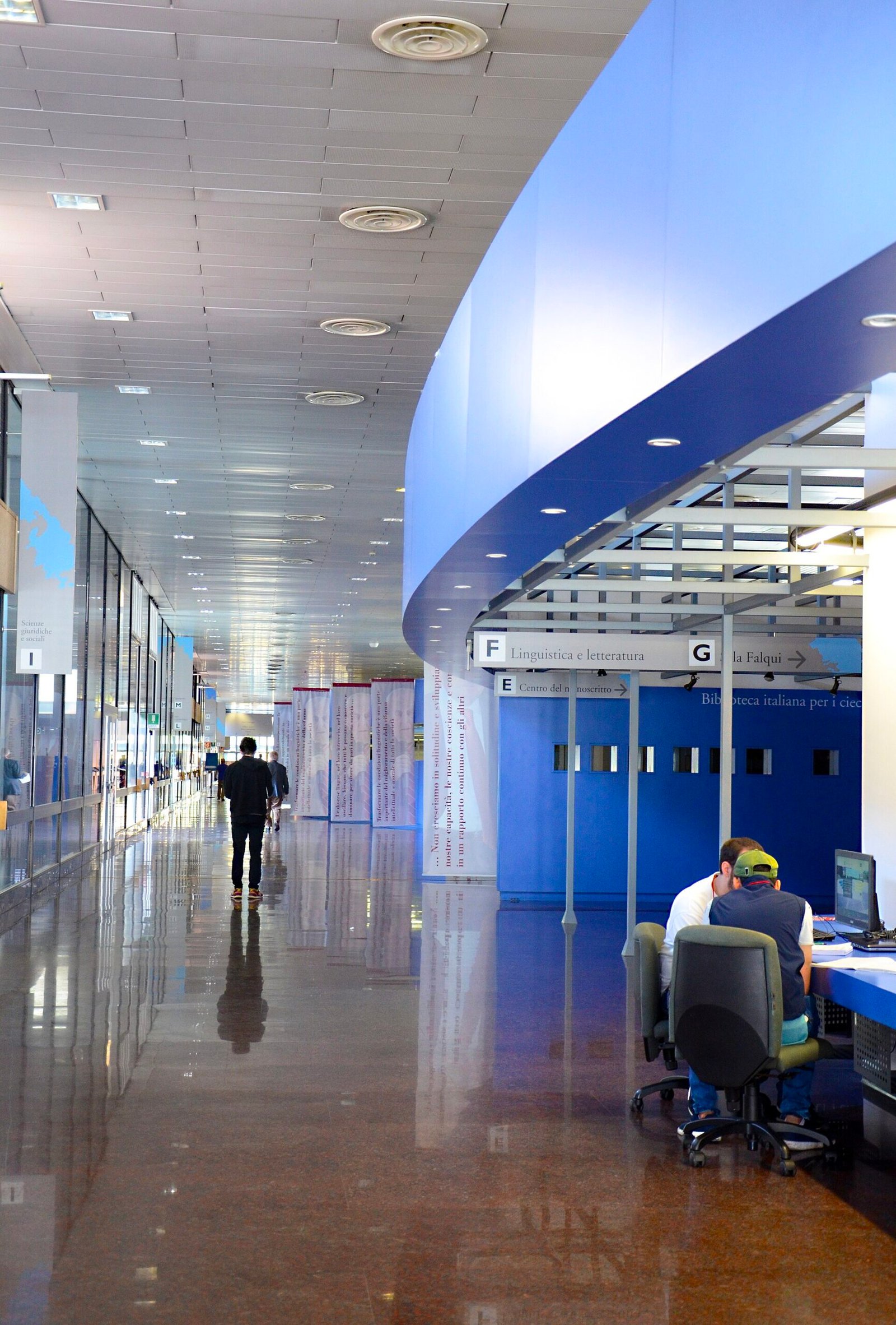 La Biblioteca Nazionale Centrale di Roma, a Castro Pretorio