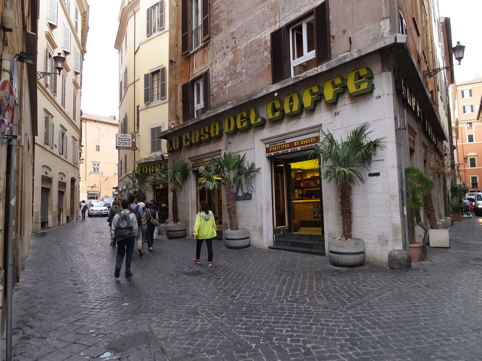 Caffè Tazza d’Oro 3 Entrance of the Casa del Caffè Tazza d'Oro near the Pantheon