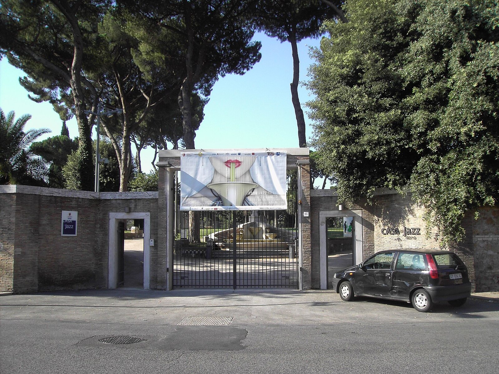 La Casa del Jazz, nel parco di viale di Porta Ardeatina