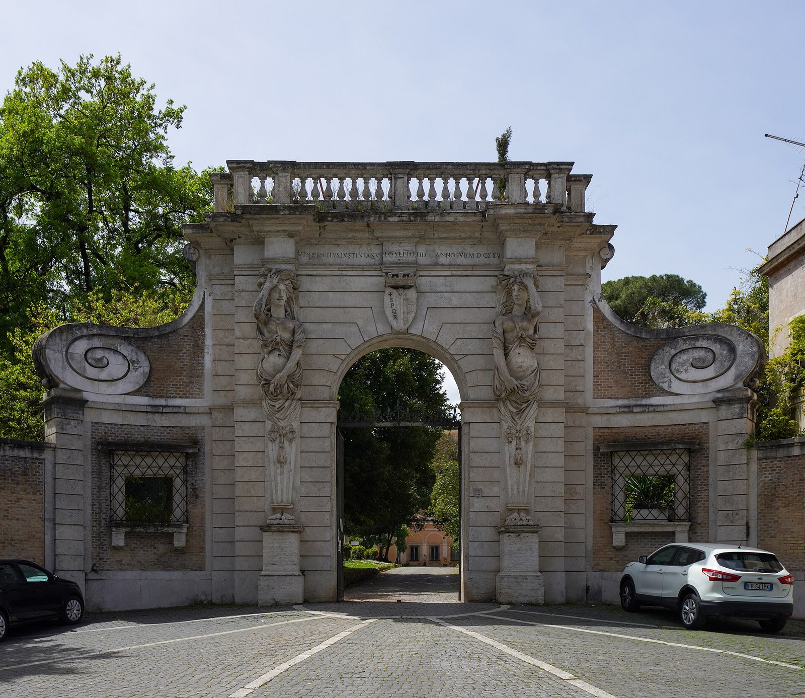 Caelian Hill 3 Entrance of Villa Celimontana on Via della Navicella
