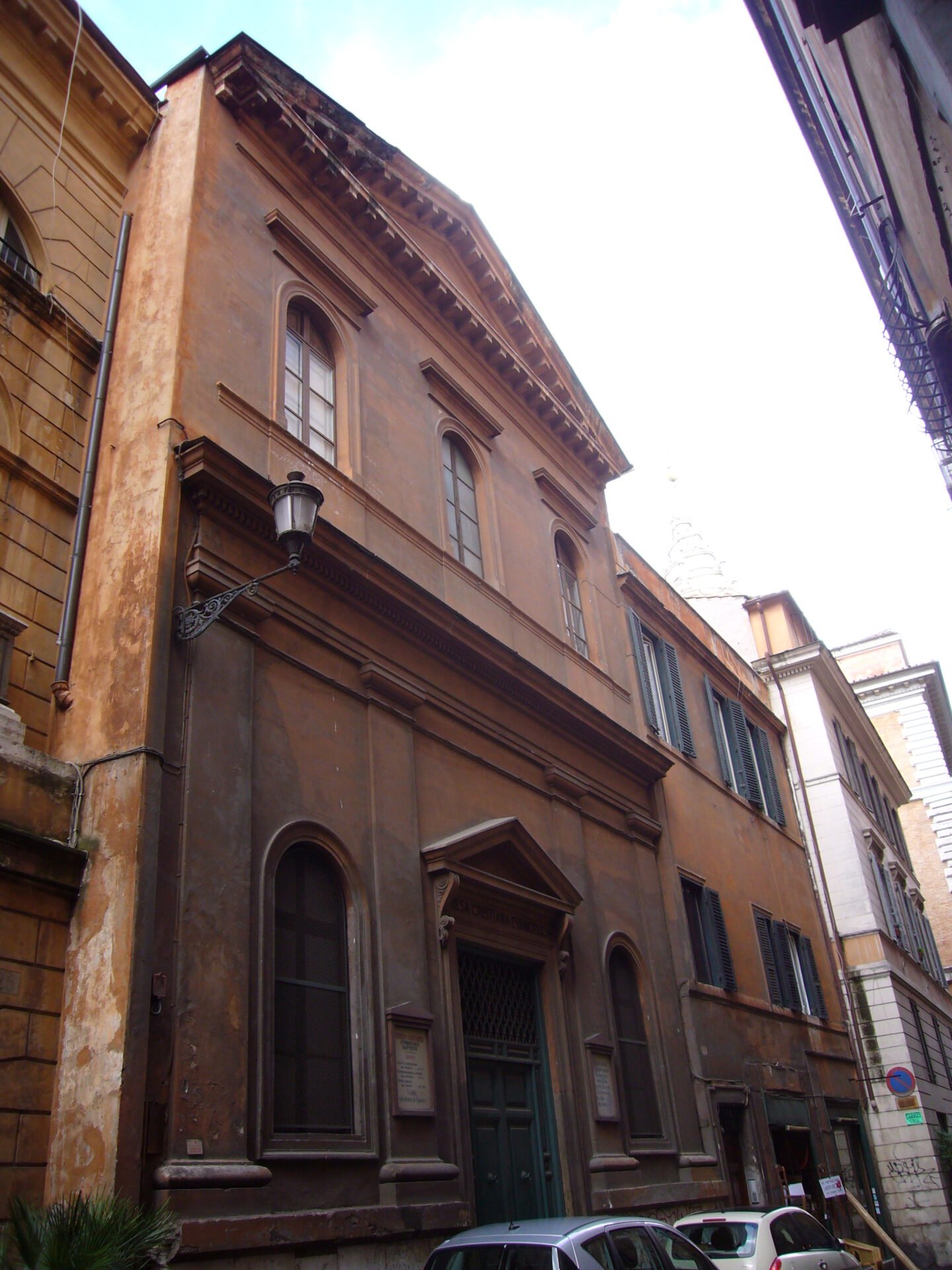 La chiesa evangelica battista di via del Teatro Valle a Roma