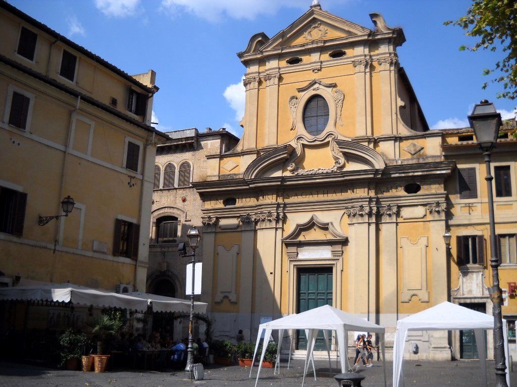 The church of Sant Agata in Trastevere