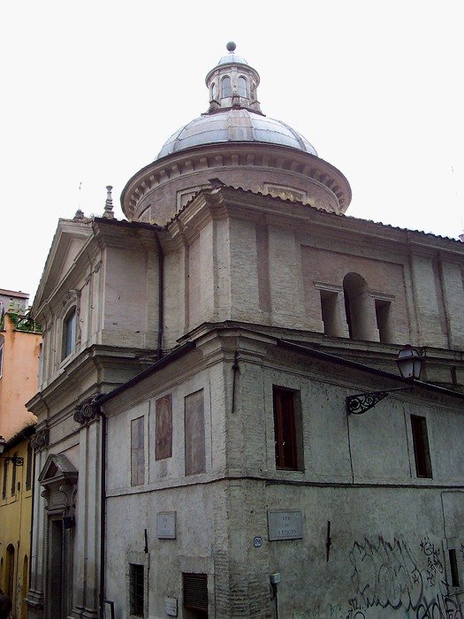 La chiesa di Sant Eligio degli Orefici in via di Sant Eligio a Roma