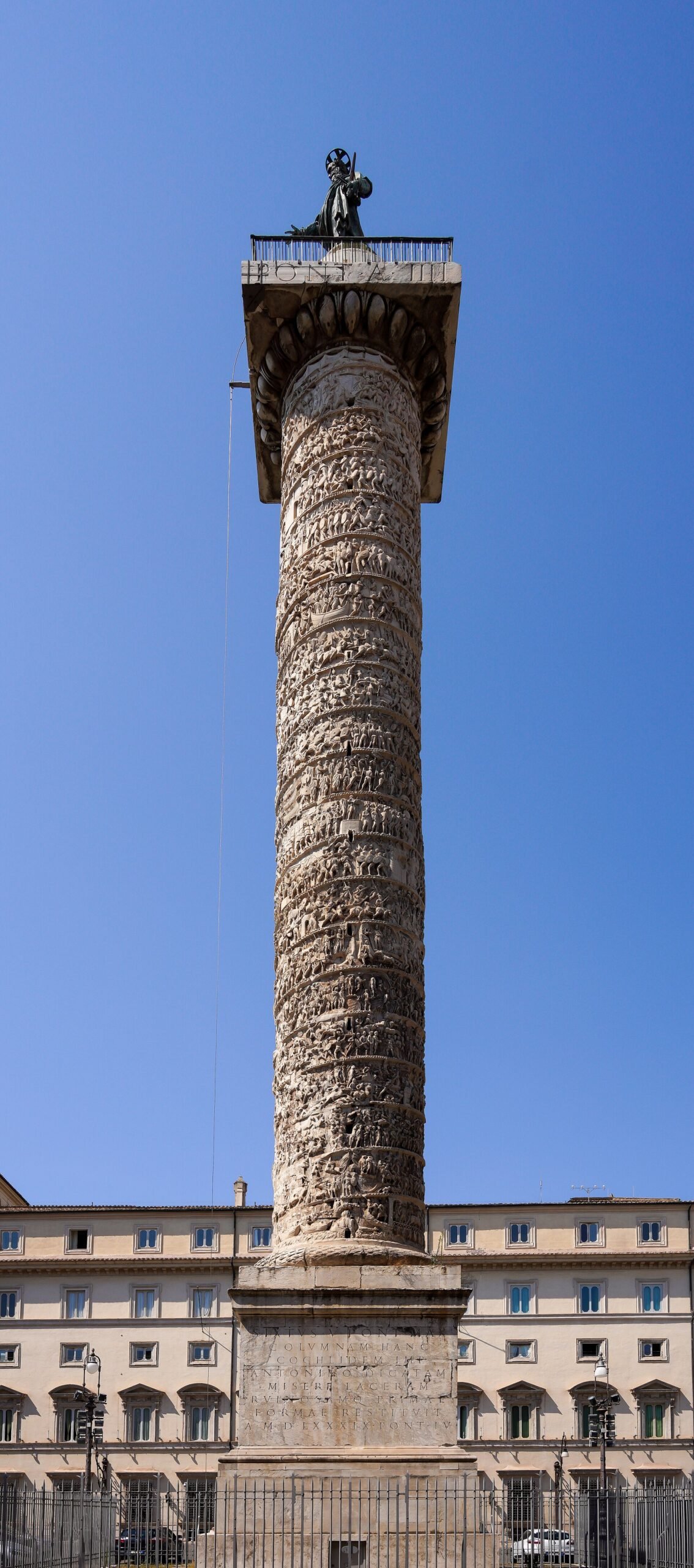 Column of Marcus Aurelius 3 The Column of Marcus Aurelius in Piazza Colonna