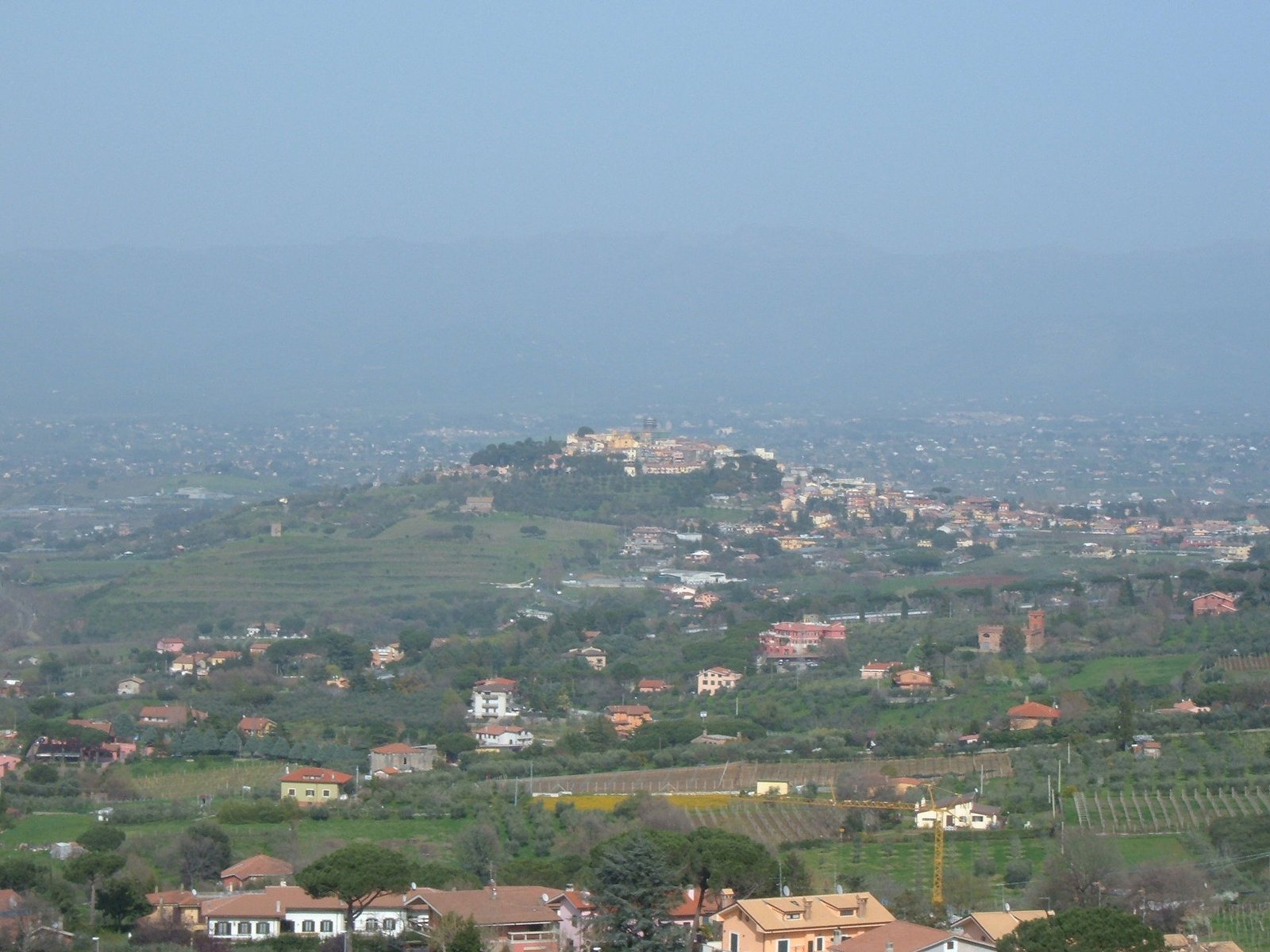 Colonna vista da Monte Porzio Catone