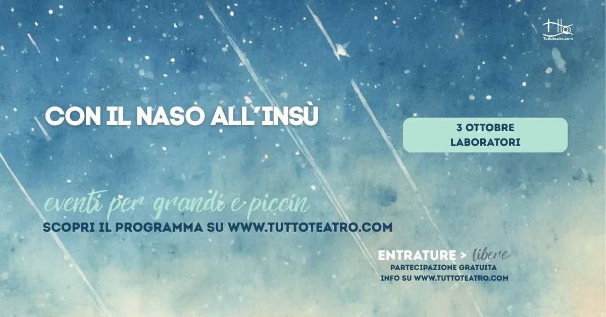 Con il naso all'insù, laboratorio per bambini sulle stelle alla Casa del Quartiere