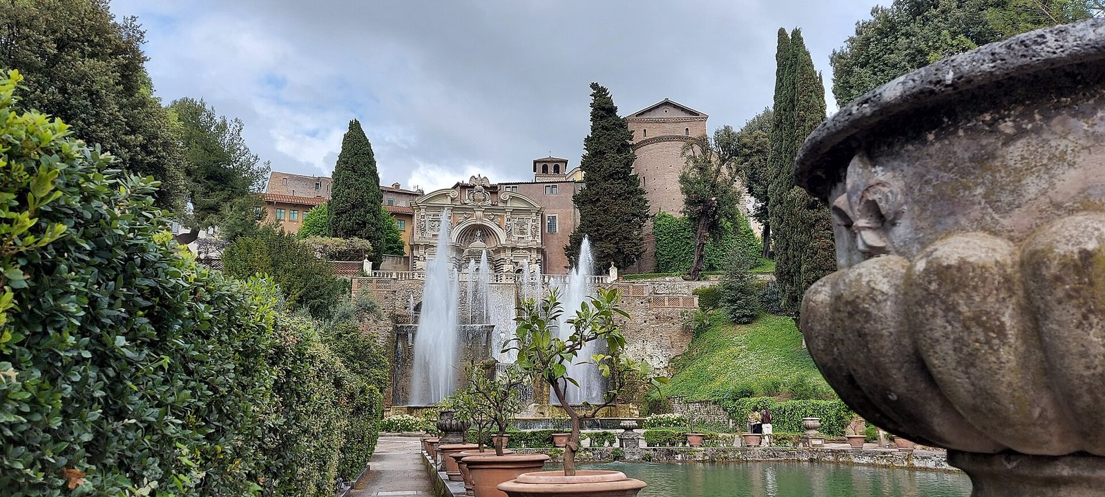 La fontana dell'Organo nei giardini di Villa d'Este a Tivoli