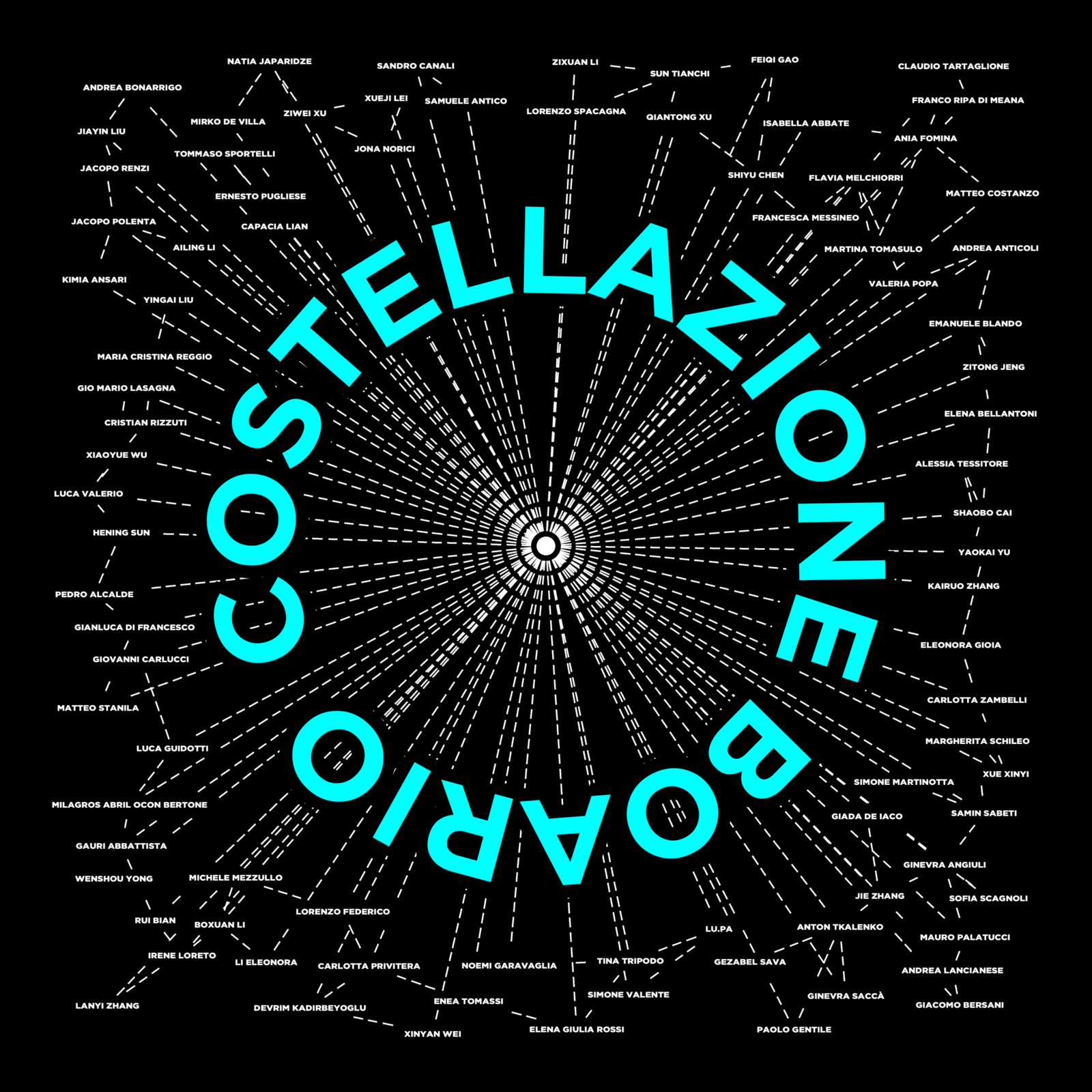 Il visual di Costellazione Boario al Romaeuropa Festival 2026
