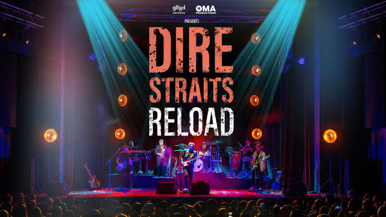 I Dire Straits Reload in concerto, immagine ufficiale della data romana