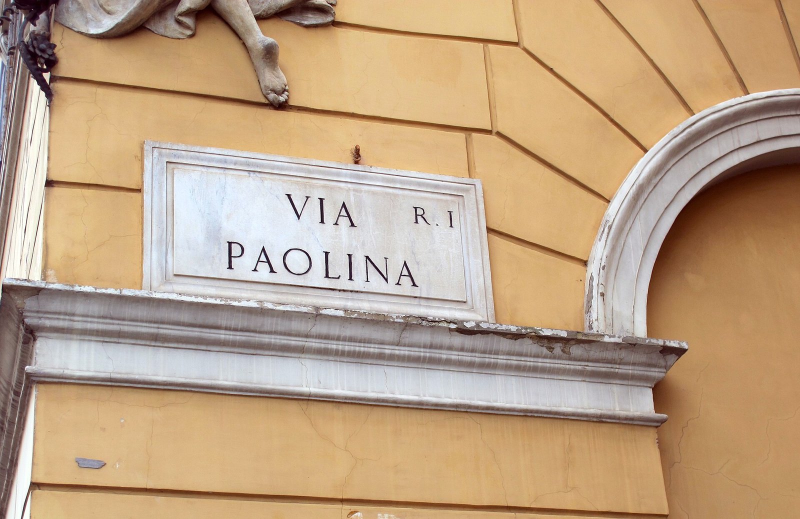 Via Paolina in the Monti district of Rome