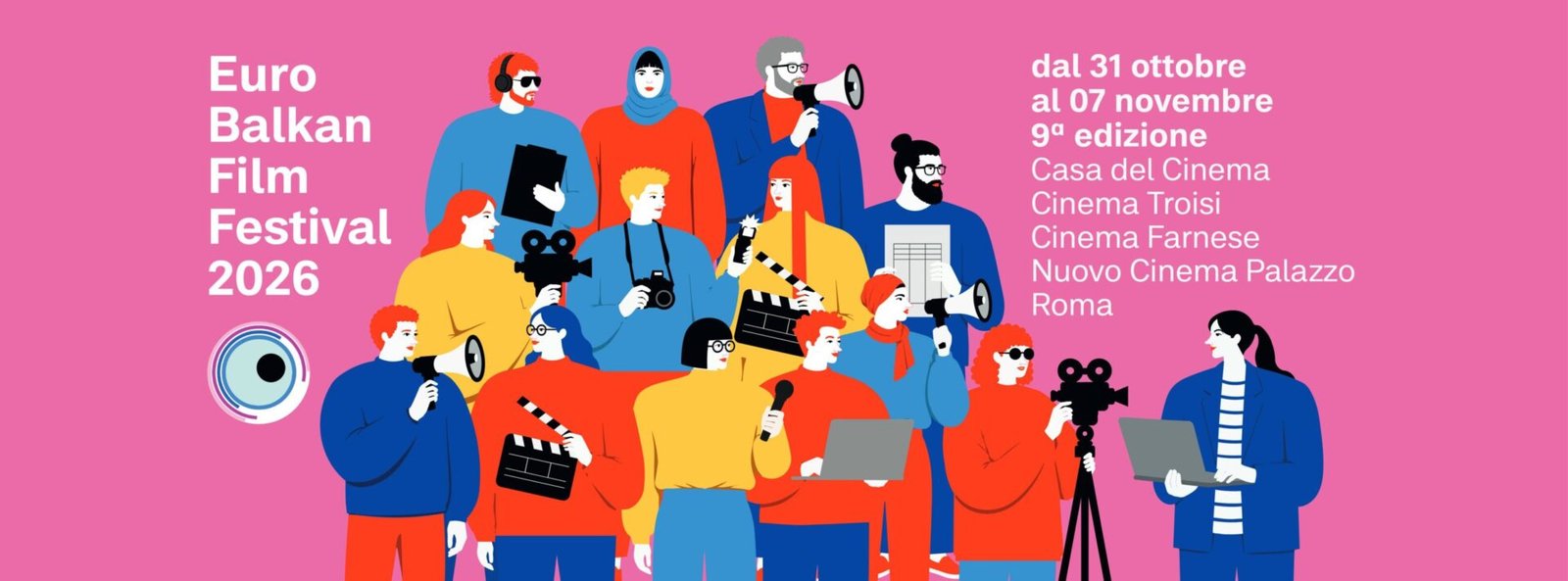 L'immagine ufficiale dell'Euro Balkan Film Festival 2026