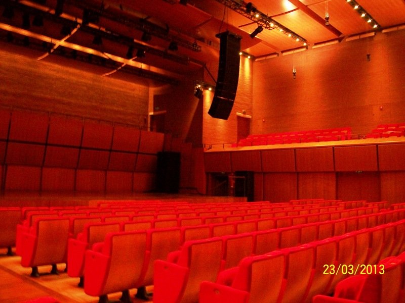 L'Auditorium Parco della Musica Ennio Morricone, dove Fabio Concato canta nella Sala Santa Cecilia