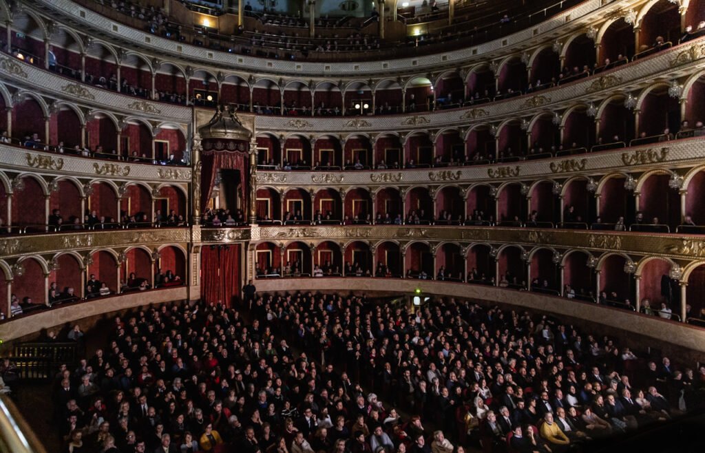 La sala del Teatro Costanzi