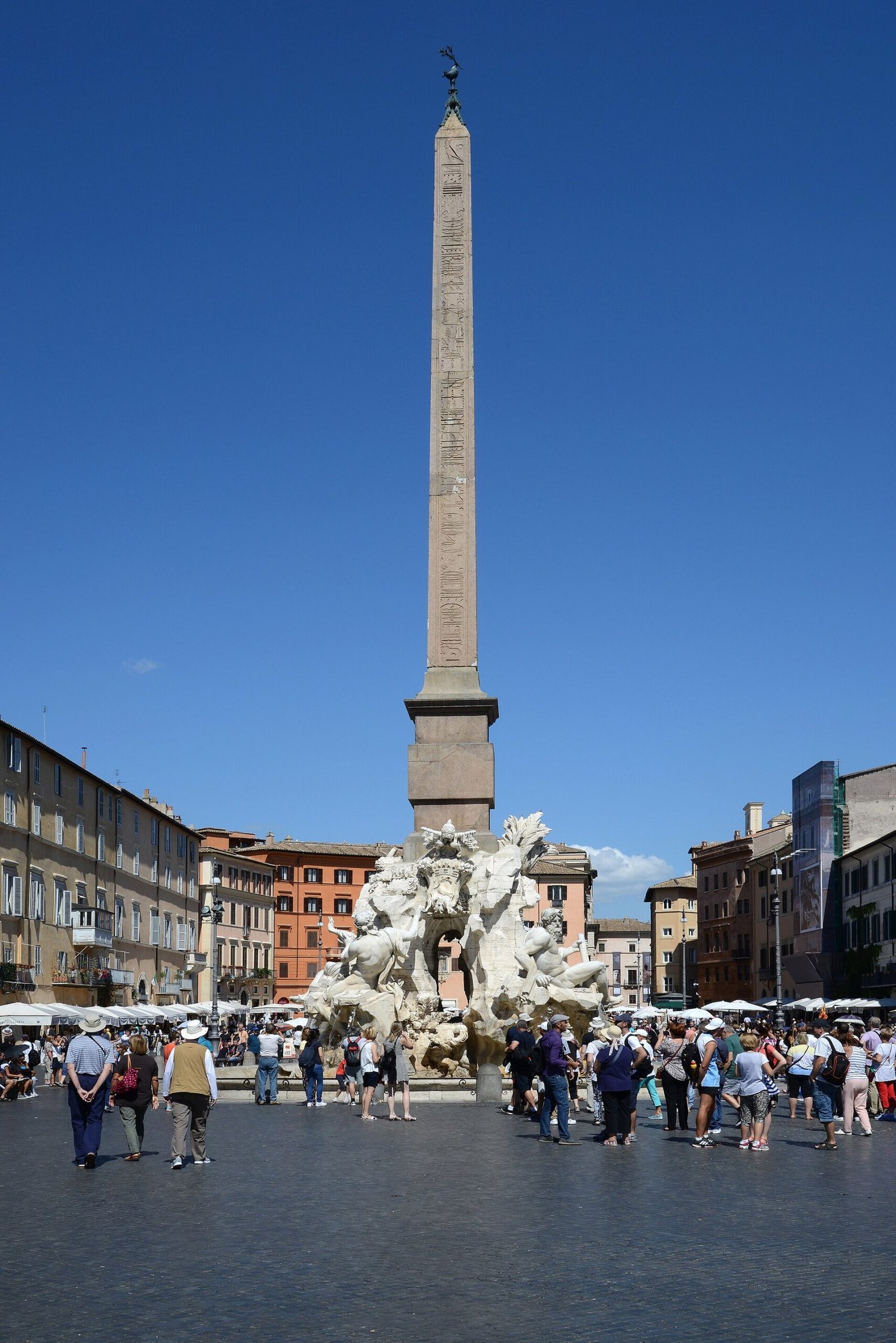 La Fontana dei Quattro Fiumi in piazza Navona
