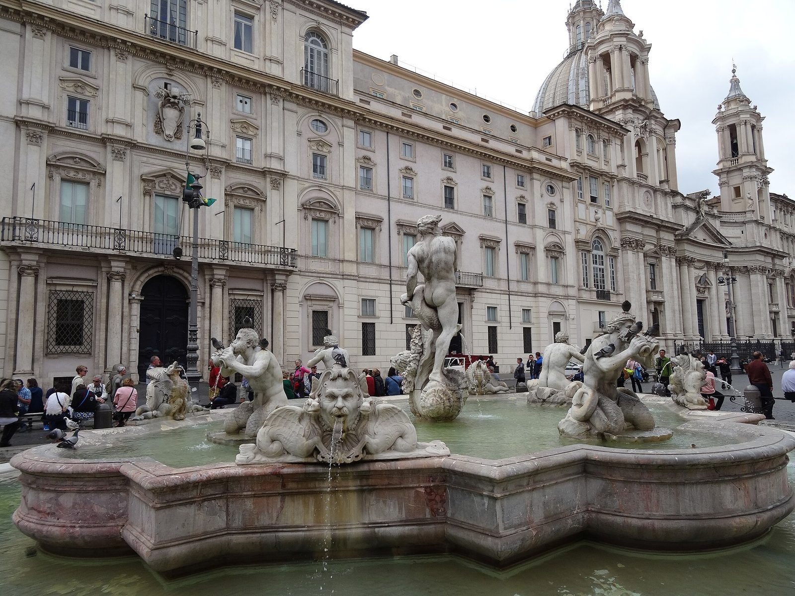 Moro Fountain 3 Fontana del Moro (Rome)