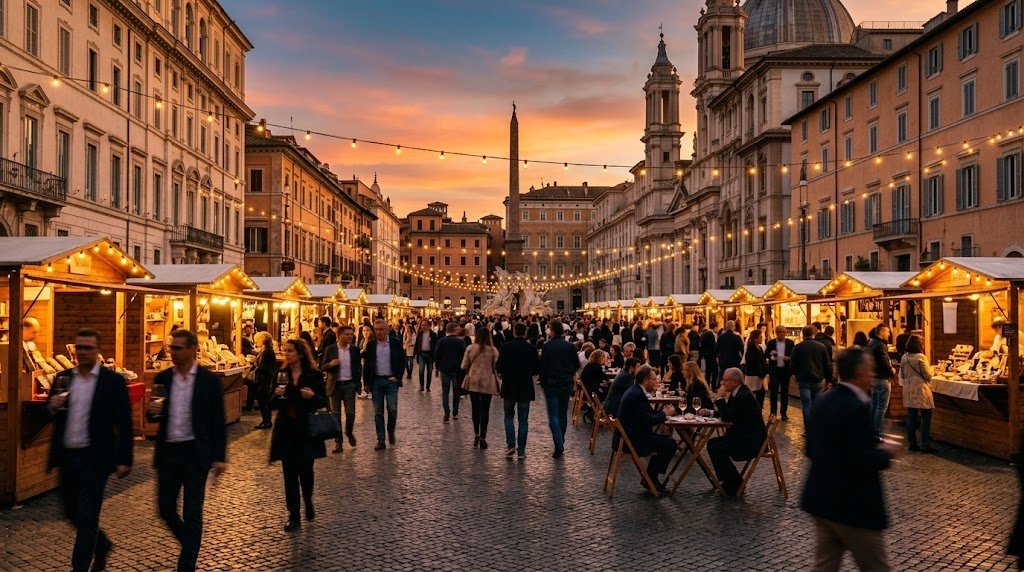 Illustrazione per Fuori Centro, il cibo nei quartieri di Roma