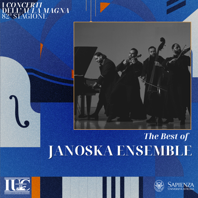 La locandina IUC del concerto del Janoska Ensemble del 26 gennaio 2027