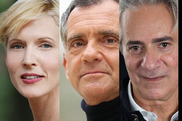 Gaia De Laurentiis, Fabio Ferrari ed Emanuele Barresi, interpreti de La scommessa al Teatro Golden