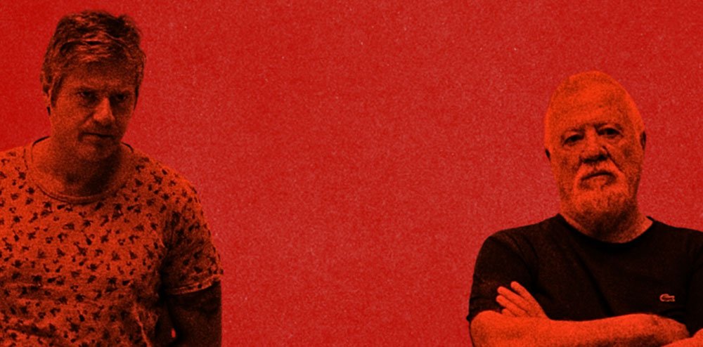 Edoardo Pesce e Giancarlo Porcacchia in L'ostaggio di Valentina Esposito al Teatro Vascello
