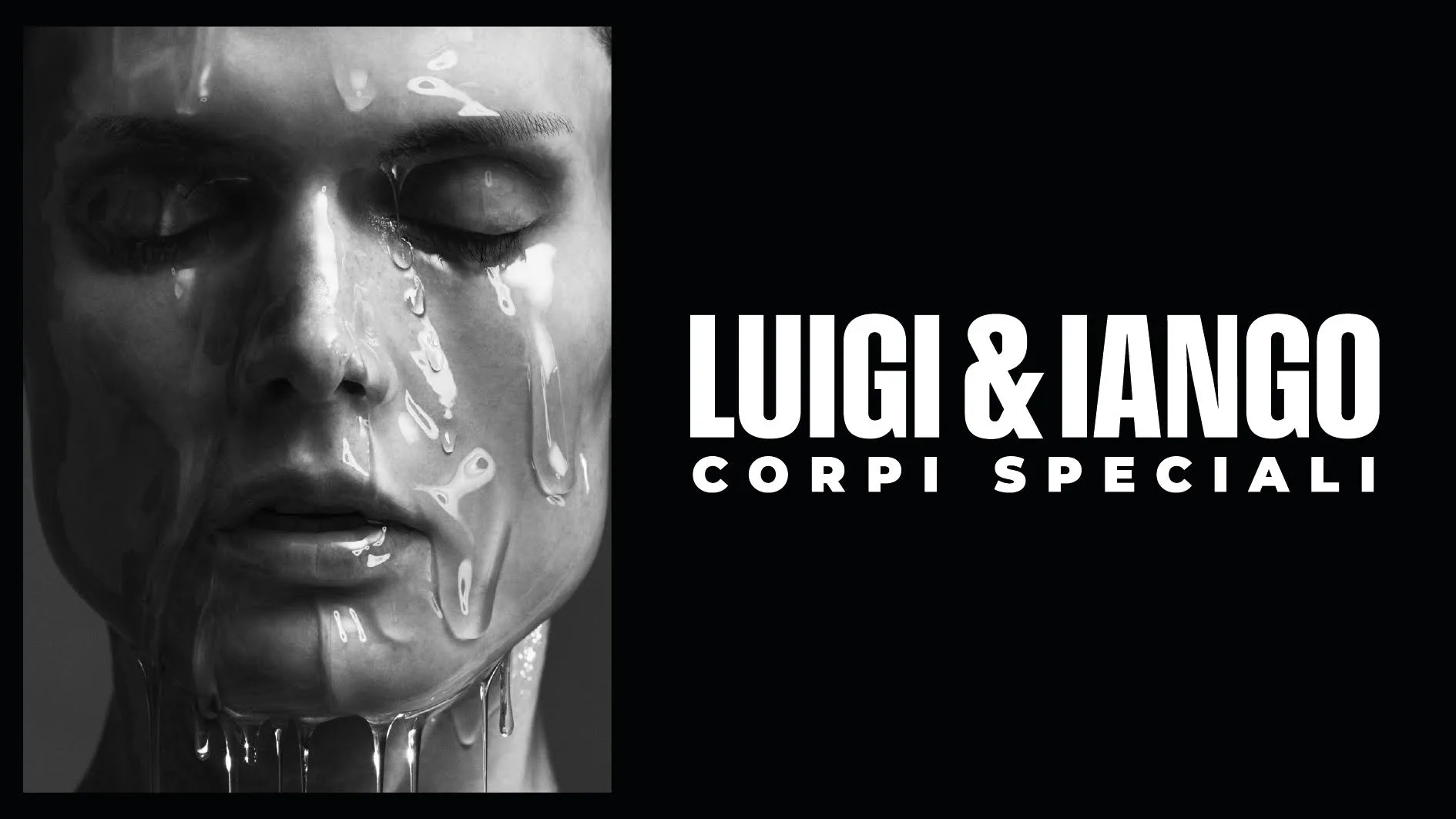 Il key visual della mostra Luigi & Iango. Corpi speciali alla Galleria Nazionale di Roma